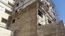 97-12-04 -ادامه سنگ کاری نما-  نصب درب و پنجرهای  بلوک پنجم