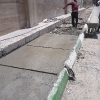 پیاده رو سازی حاشیه شهید صدر