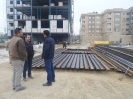 بازدید کارشناس سازمان نظام مهندسی از ستون های بلوک هشتم 15-11-1397